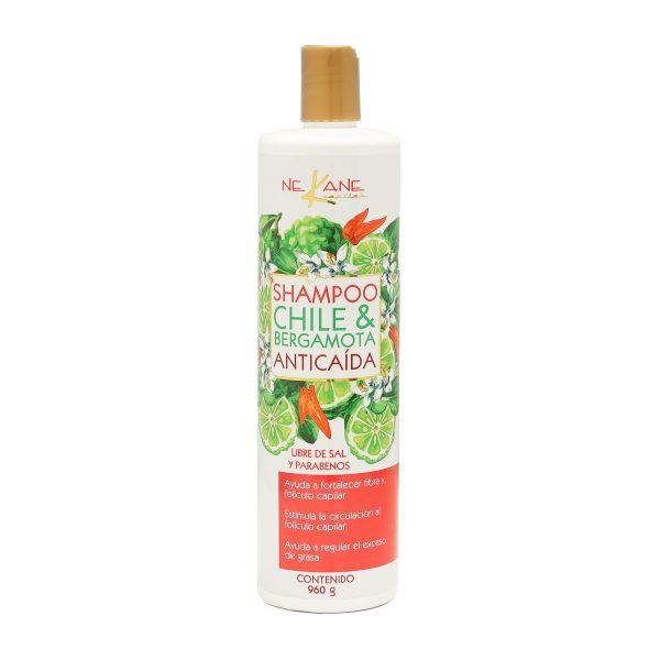 Shampoo Capilar Anticaída Chile & Bergamota Nekane 960 g