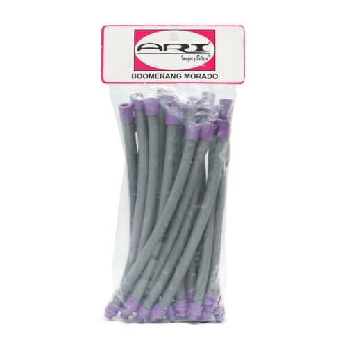 Boomerang para Cabello Grande Morado Ari 24 pz