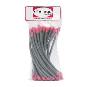 Boomerang para Cabello Mediano Rosa Ari 24 pz