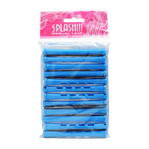 Carrete para Cabello con Tapa Azul 1573-07 Splash 12 pz