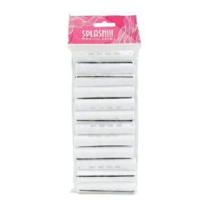 Carrete para Cabello con Tapa Blanco 1570-04 Splash 12 pz
