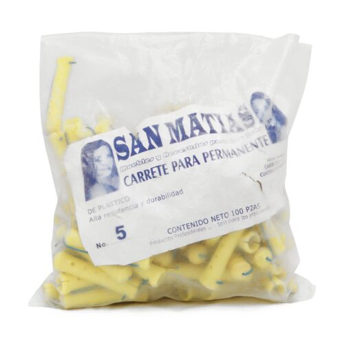 Carrete para Permanente #5 San Matias 100 pz