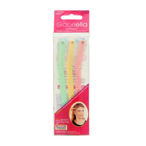Perfilador de Cejas, Cara y Cuello Gabriella 3 pz,