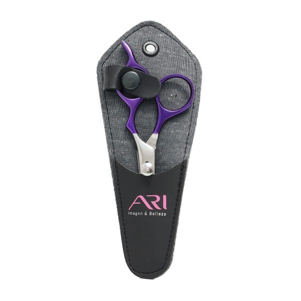 Tijera para Cortar Cabello Ajustable Morada Ari