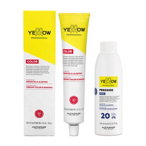 TINTE-YELLOW Tinte para Cabello Argán Oil y Aloetrix Yellow Alfaparf 97 g