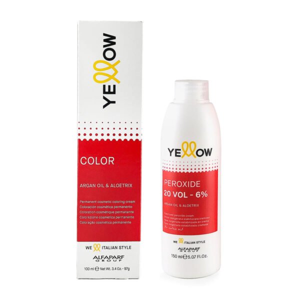 Tinte para Cabello Argán Oil y Aloetrix Yellow Alfaparf 97 g