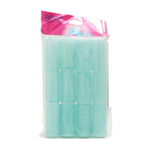 TUBOS-VELCRO-CABELLO-2-SPLASH-1 Tubo para Cabello con Velcro Azul Cielo 1485-28 Splash 12 pz