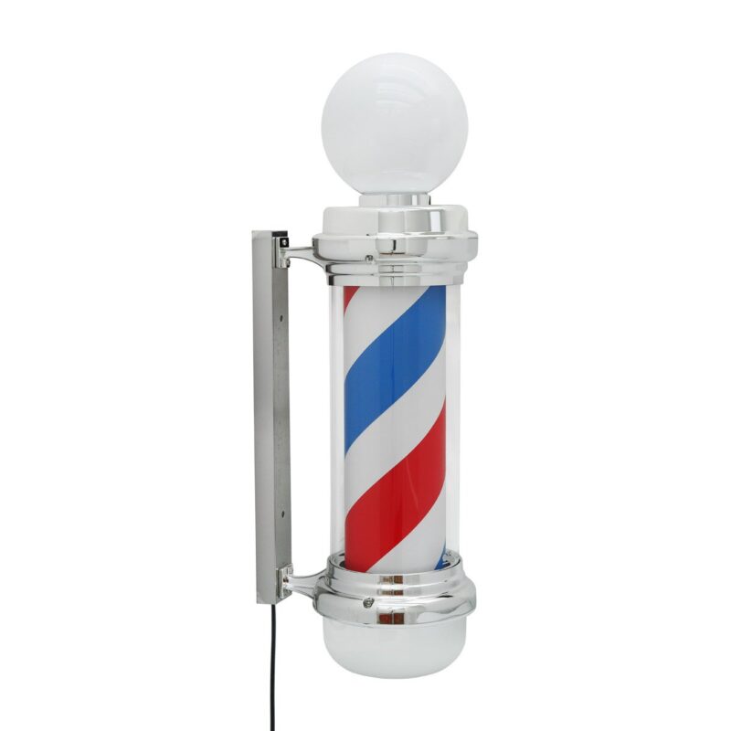 Caramelo de Barbería Giratoria con Lampara Letmex