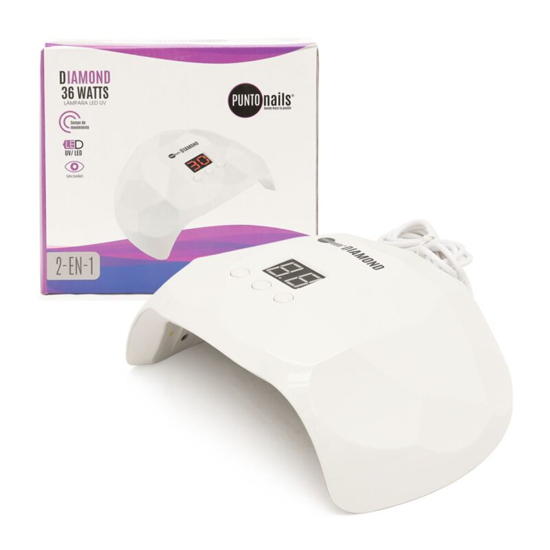 Lámpara para Uñas Uv/Led Diamond 36 W Punto Nails