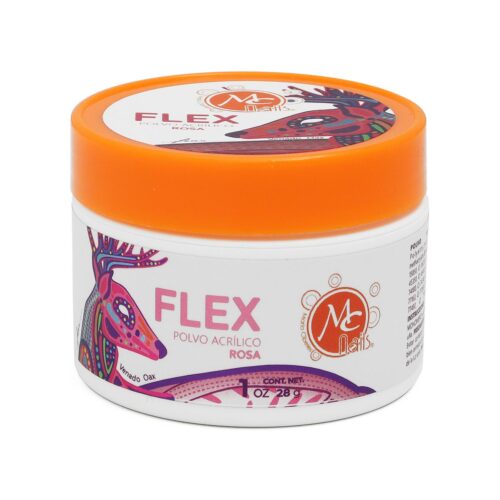 Acrílico para Uñas en Polvo Rosa Flex Mc Nails 28 g