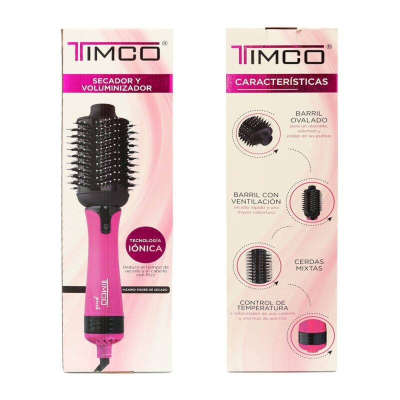Secador para Cabello y Voluminizador Pink Timco