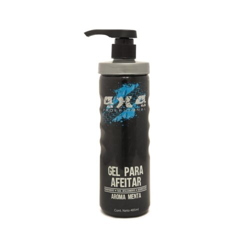 Gel para Afeitar Aroma Menta 4x4 Profesional 485 ml