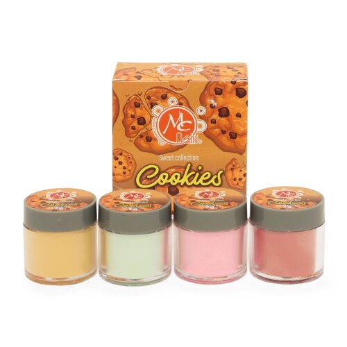 Acrílico para Uña Colección Cookies Mc Nails 4 pz