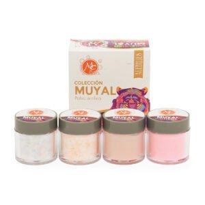 Acrílico para Uña Colección Muyal Mc Nails 4 pz