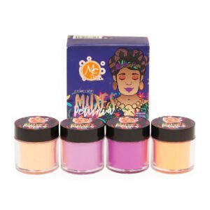 Acrílico para Uña Colección Petunia Mc Nails 4 pz