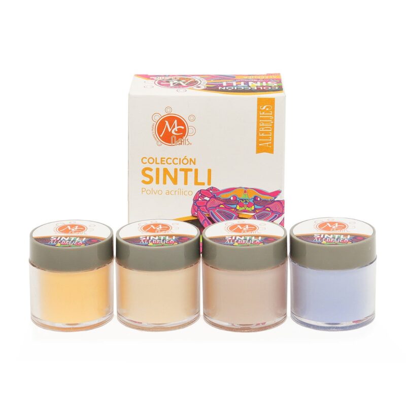 Acrílico para Uña Colección Sintli Mc Nails 4 pz