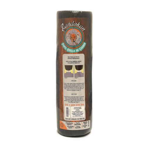 Papel Cuellero Negro Zandokan 5 Rollos de 100 Hojas c/u
