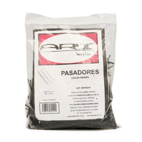 Pasadores para Cabello Negro Grande Ari 1000 piezas
