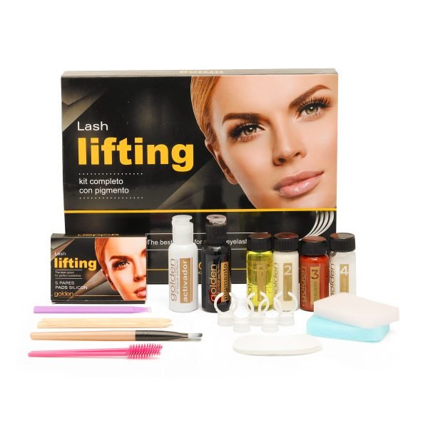 Kit Lash Lifting de Pestañas con Pigmentos Golden 13 piezas