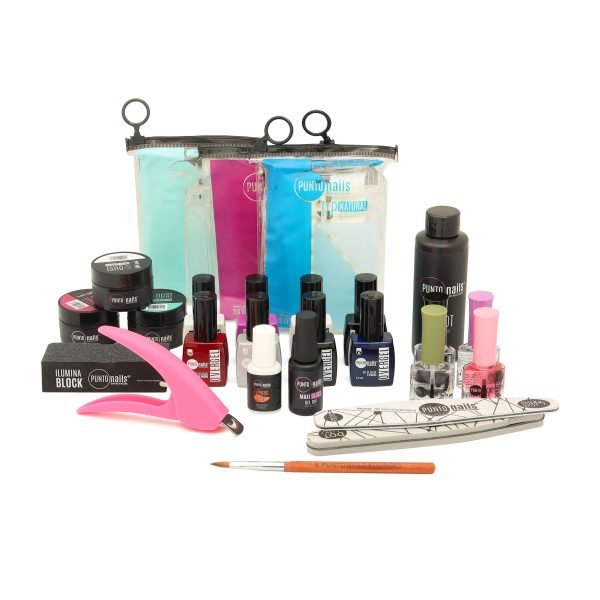 Kit de Uñas Dual Profesional Punto Nails 26 pz