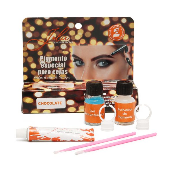 Pigmento para Cejas Chocolate Julie 5 pz