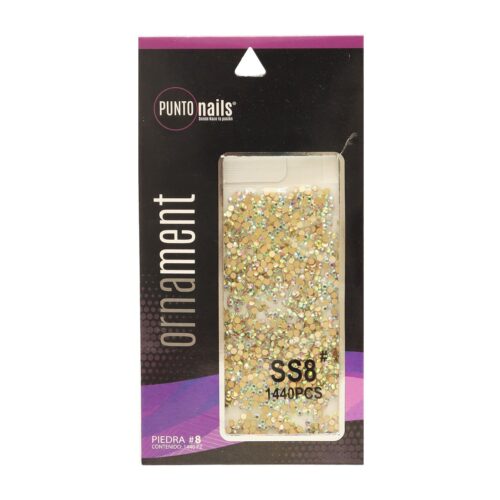 Decoración de Uñas Cristal #8 Ornament Punto Nails 1440 pz