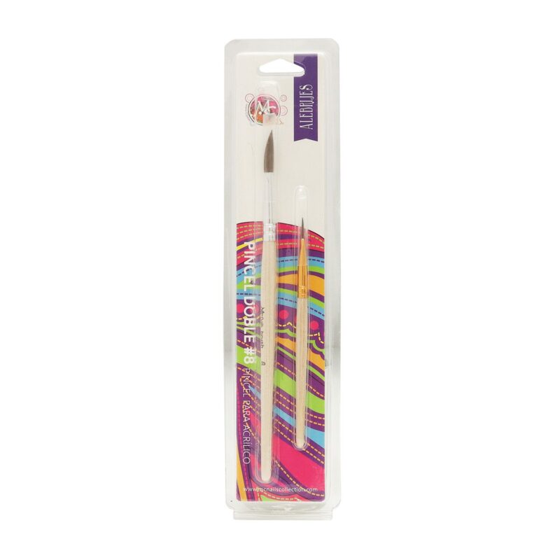 Pincel para Uñas de Acrílco Mc Nails 2 pz - Imagen 2