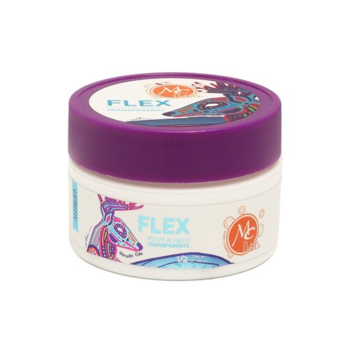 Acrílico para Uñas en Polvo Transparente Flex Mc Nails 14 g