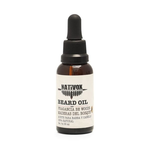 Aceite para Barba y Cabello Maderas del Bosque Nativox 30 ml