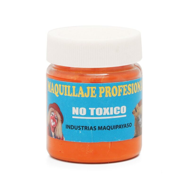 Maquillaje Profesional Naranja Industrias Maquipayaso 45 g