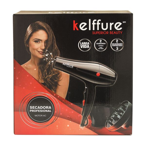 Secadora de Cabello KF-8926 Kelffure Superior Beauty