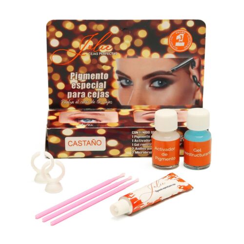 Pigmento para Cejas Castaño Julie 5 pz