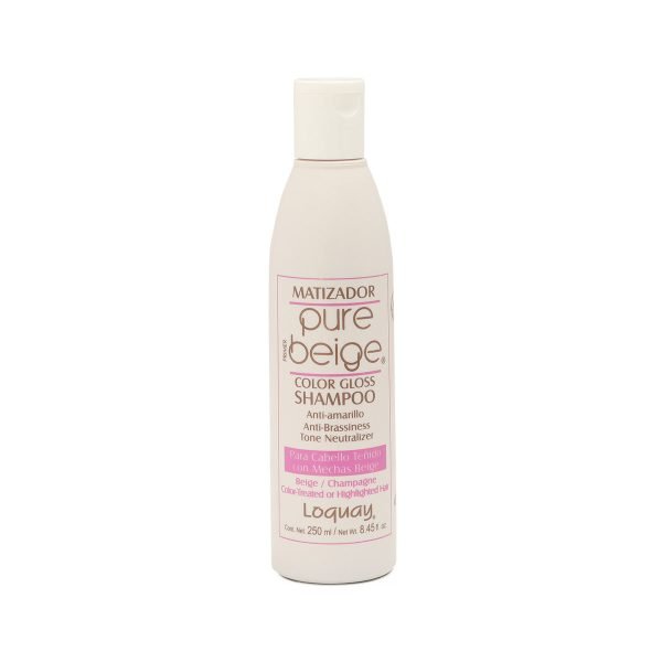 Shampoo Matizador Cabello Teñido Beige Loquay 250 ml