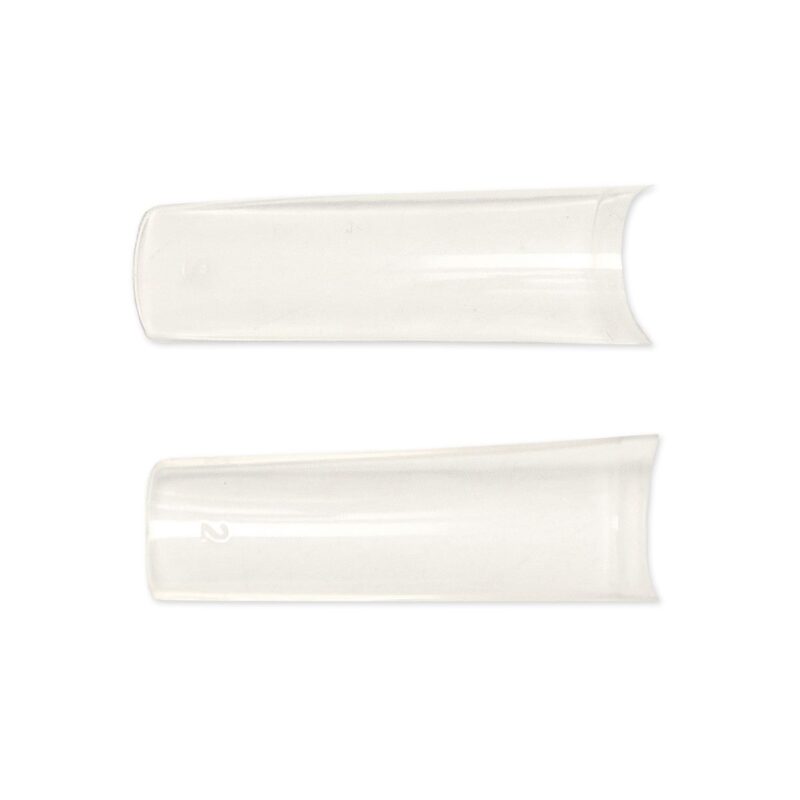 Tips de Uñas Square Classic Cristal XL Punto Nails 100 pz