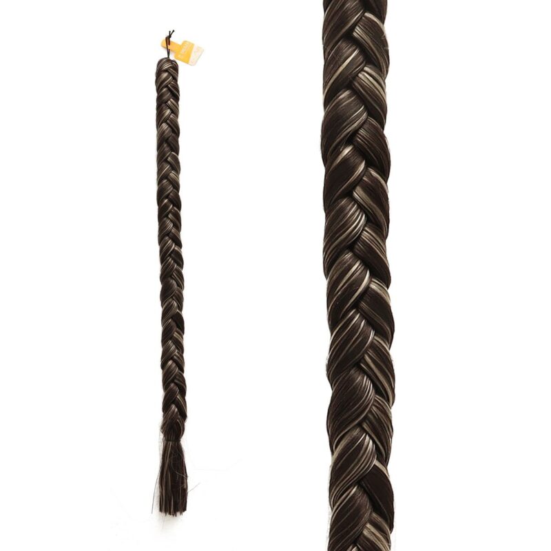 Trenza para Cabello Sintético Gruesa Claro con Cenizo Ari