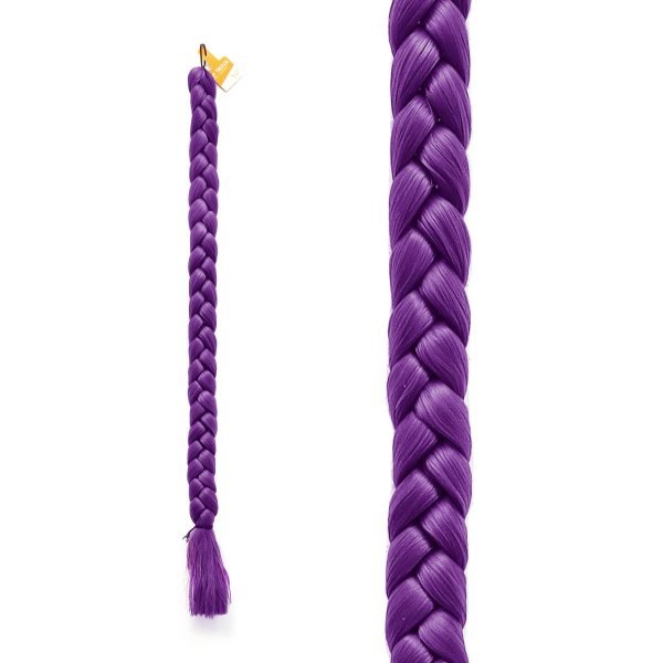 Trenza para Cabello Sintético Gruesa Morado Ari