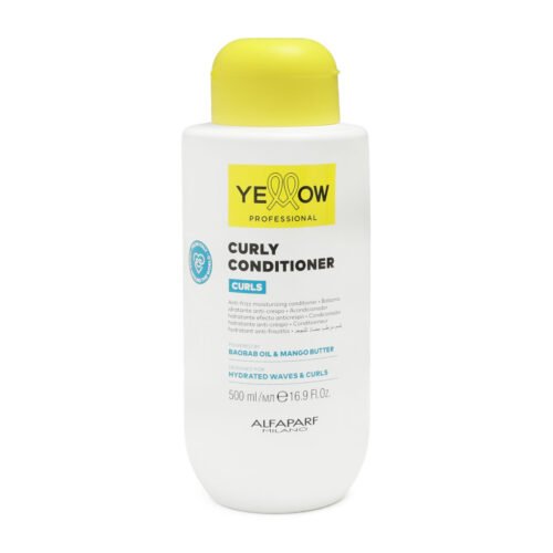 ACONDICIONADOR-CURLY-YELLOW-CURLS-500ML Acondicionador para Cabello Baobab y Mango Curls Yellow 500 ml