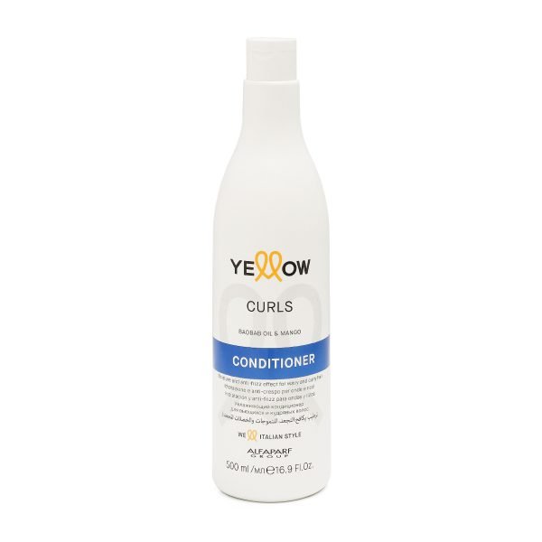 Acondicionador para Cabello Baobab y Mango Curls Yellow 500 ml