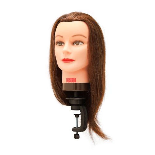 Maniquí para Peinar de Cabello Natural Mediano Passion