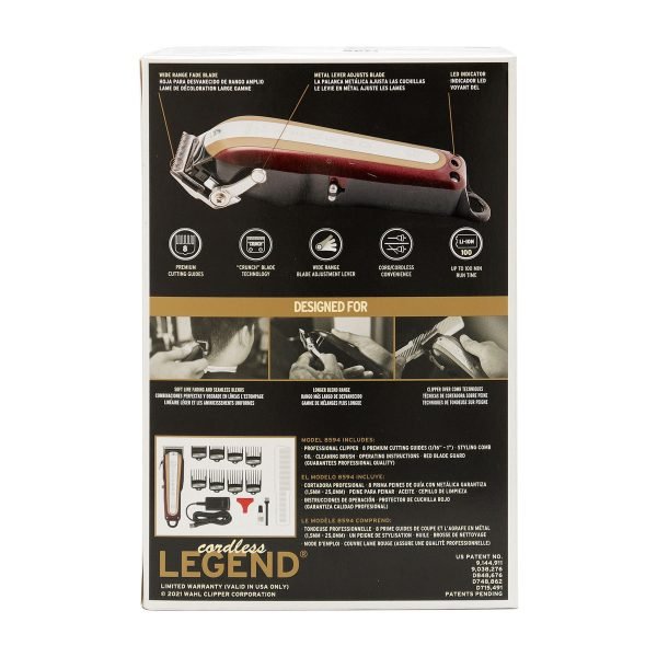 Maquina para Cortar Cabello Legend Cordless Wahl