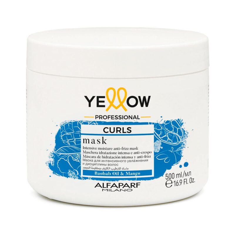 Mascarilla Capilar Bamboo y Mango Curls Yellow 500 ml