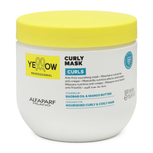 Mascarilla Capilar Bamboo y Mango Curls Yellow 500 ml