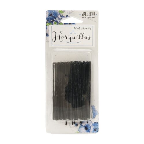 Horquilla para Cabello Negra Splash Beauty Line 32 piezas