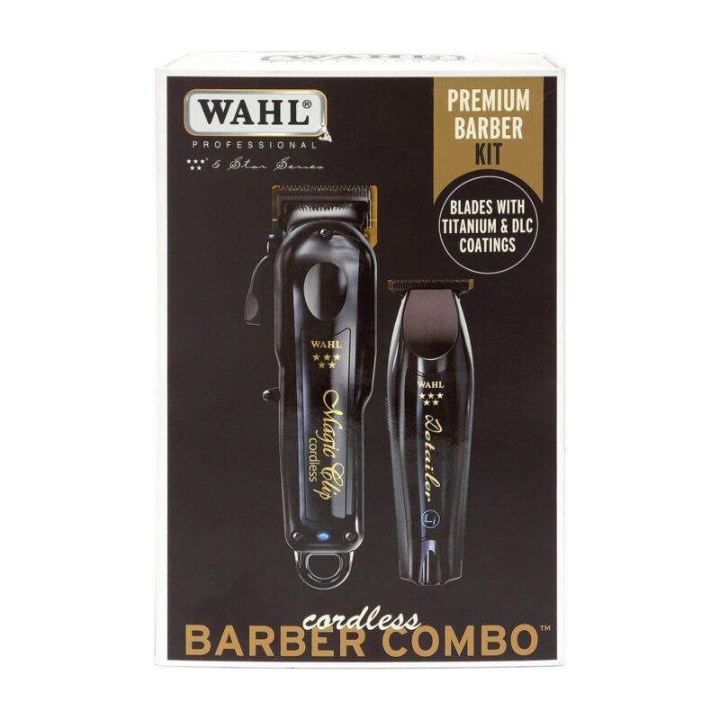 Máquina para Cortar Cabello C/Pulidora Barber Combo Cordless Wahl
