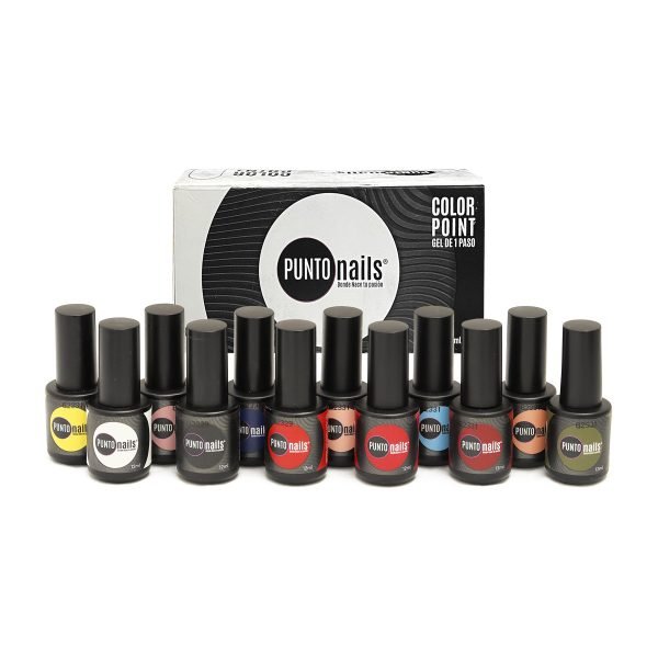 Gel de Uñas de Color 1 Paso Punto Nails 12 ml