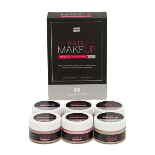 Maquillaje para Uñas Colección Make Up Nail Factory 6 pz