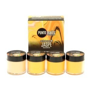 Acrílico para Uña Colección Jaspe Punto Nails 4 pz