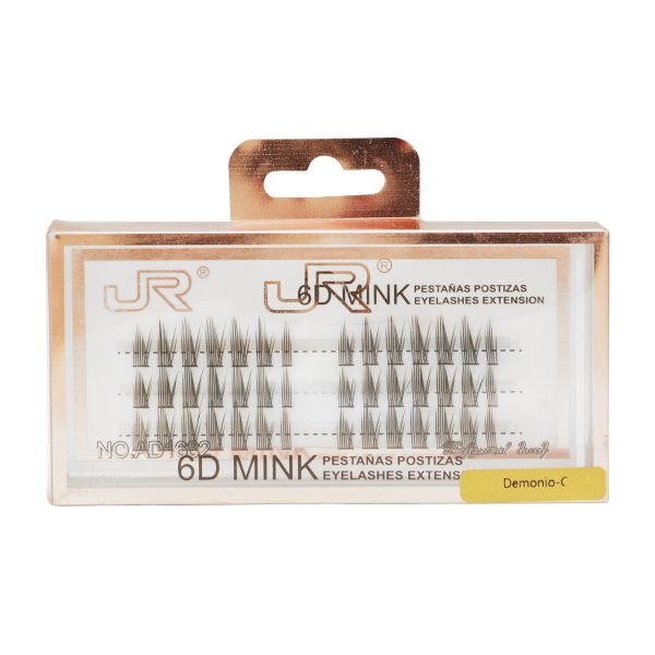 Extensiones de Pestañas Mink Demonio C JR 60 pz