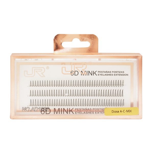 Extensiones de Pestañas Mink Diosa A-C JR 60 pz