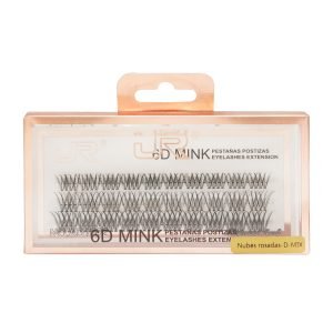 Extensiones de Pestañas Mink Nubes Rosadas D JR 60 pz